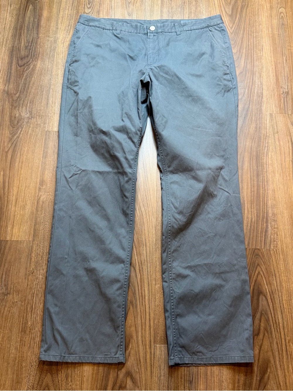 Bonobos Straight Washed Chinos Dark Grey Preppy Casual Men’s 40x34 SEE PICS